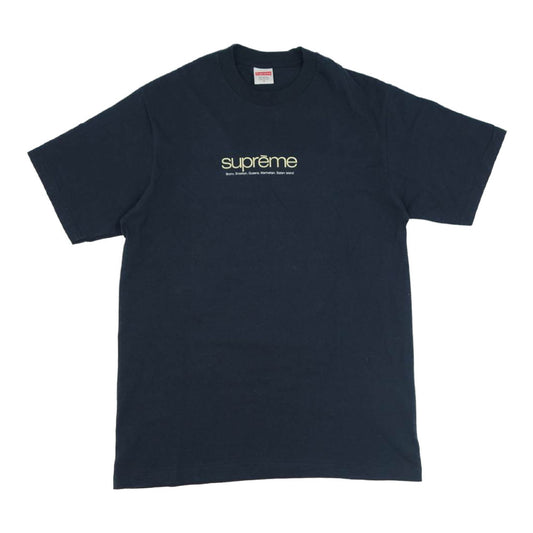Supreme シュプリーム 21SS FIVE Boroughs Tee ファイブ ボロ― Tシャツ ネイビー系 S【中古】