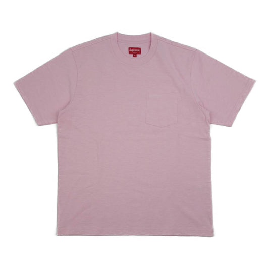 Supreme シュプリーム 19SS S/S POCKET TEE LIGHT PINK ポケット Tシャツ   ピンク系 S【中古】