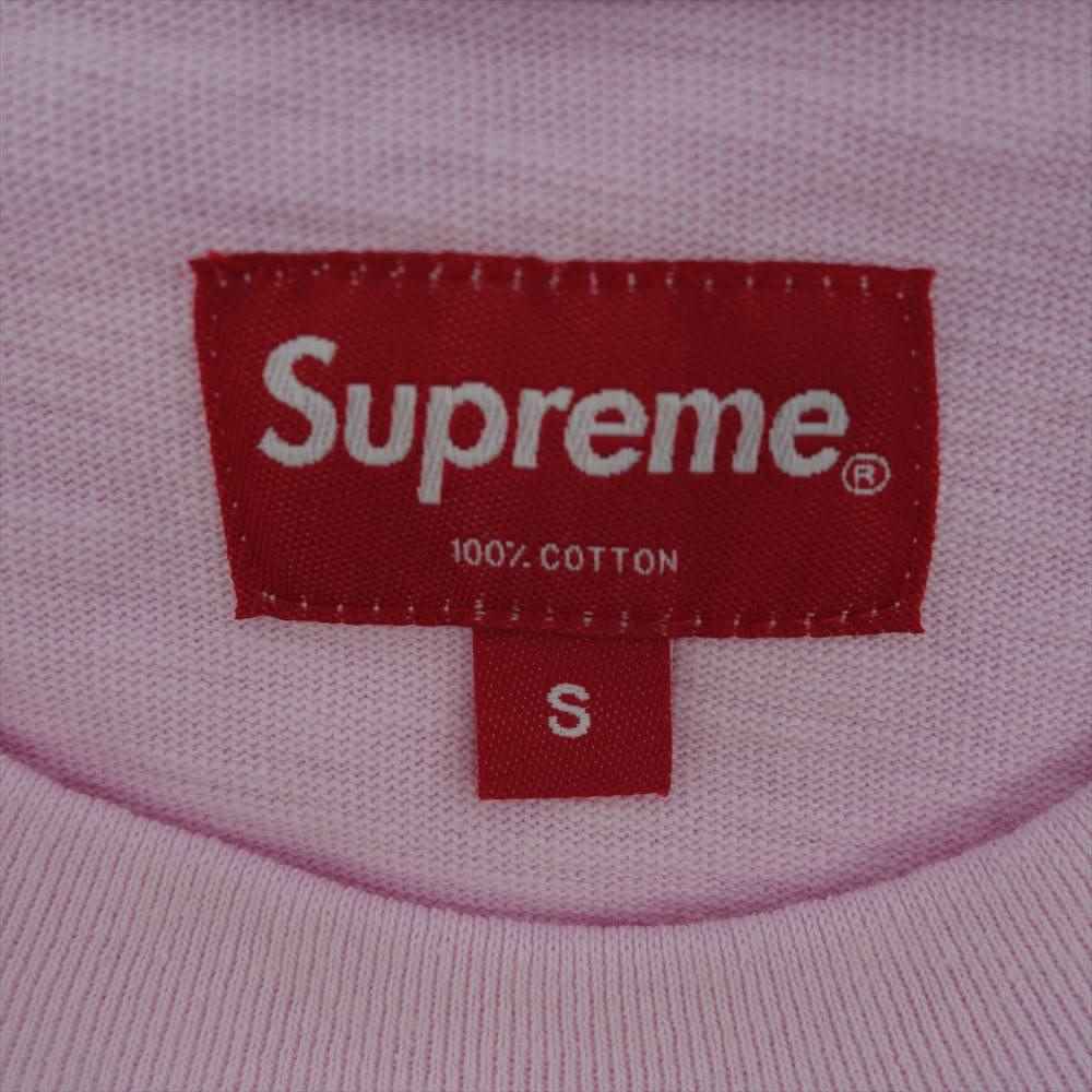 Supreme シュプリーム 19SS S/S POCKET TEE LIGHT PINK ポケット Tシャツ   ピンク系 S【中古】