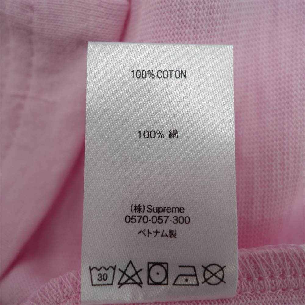 Supreme シュプリーム 19SS S/S POCKET TEE LIGHT PINK ポケット Tシャツ   ピンク系 S【中古】