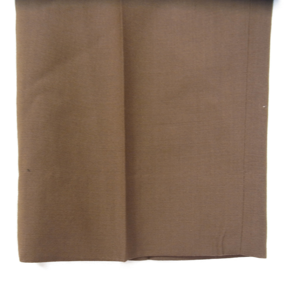 WACKO MARIA ワコマリア × Ermenegildo Zegna エルメレジルド ゼニア ウール トラウザー スラックス パンツ　 ブラウン系 L【中古】