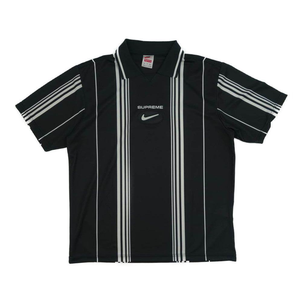 Supreme Nike サッカーシャツ 黒 Sサイズ