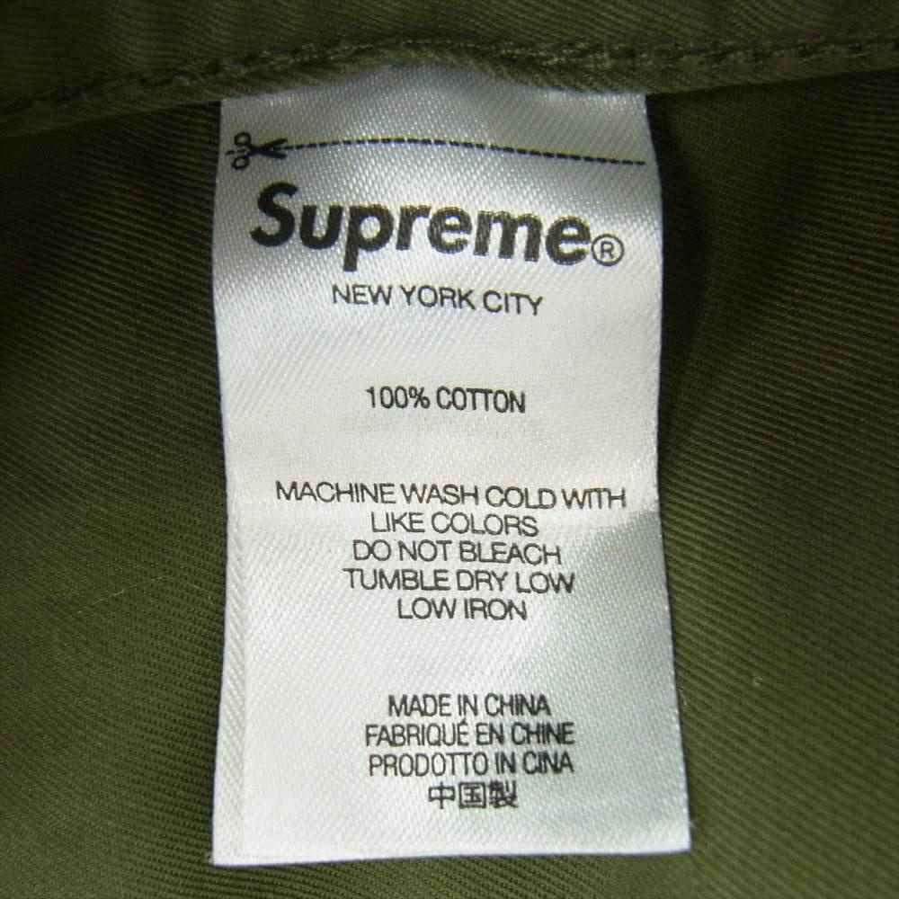 Supreme シュプリーム 21AW Small Box Twill Shirts Khaki スモール ボックス ツイル シャツ カーキ カーキ系 M【極上美品】【中古】