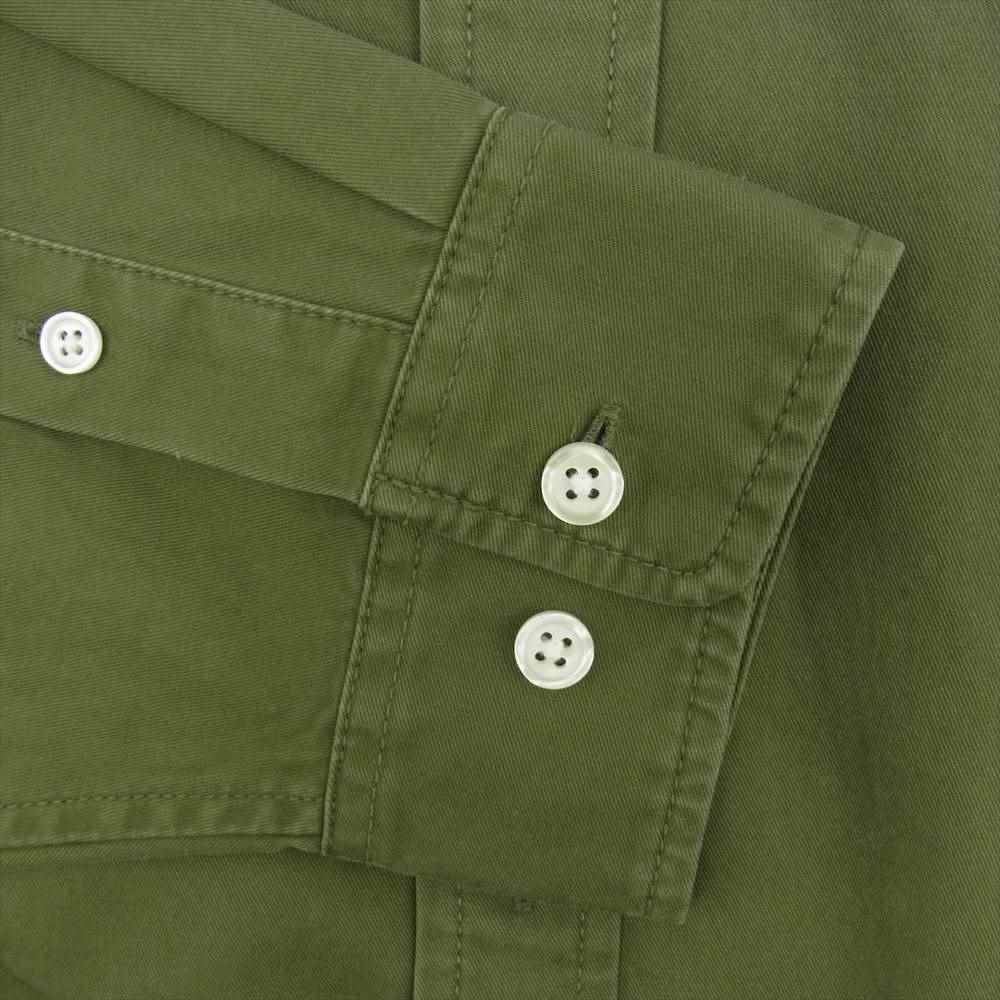 Supreme シュプリーム 21AW Small Box Twill Shirts Khaki スモール ボックス ツイル シャツ カーキ カーキ系 M【極上美品】【中古】