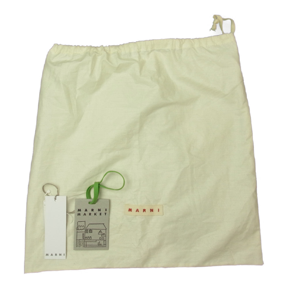 MARNI マルニ SHMH0009A0 フラワーカフェ ハンモック バッグ ベージュ系【中古】