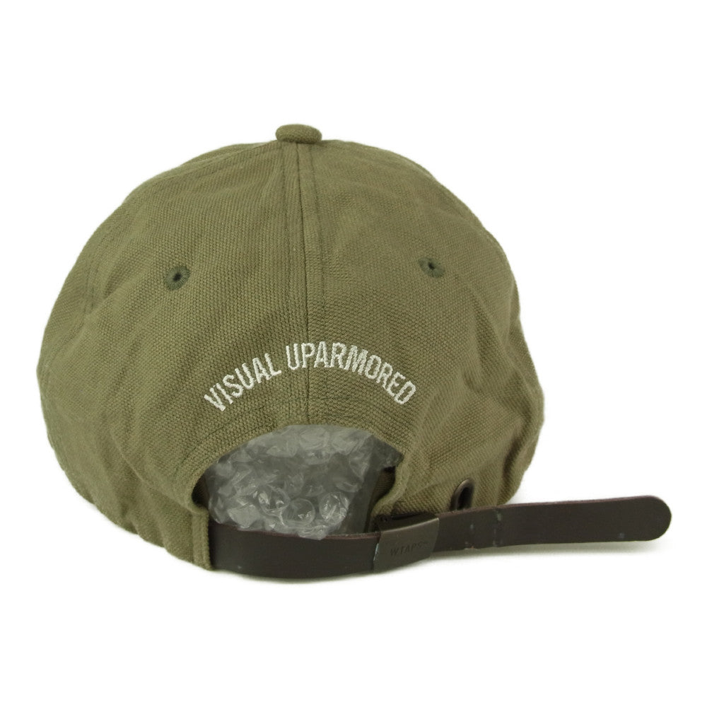 WTAPS ダブルタップス 20SS 201HCDT-HT03 T-6L 01 CAP. COTTON. OXFORD オックスフォード ロゴワッペン キャップ 帽子 カーキ系 F【中古】