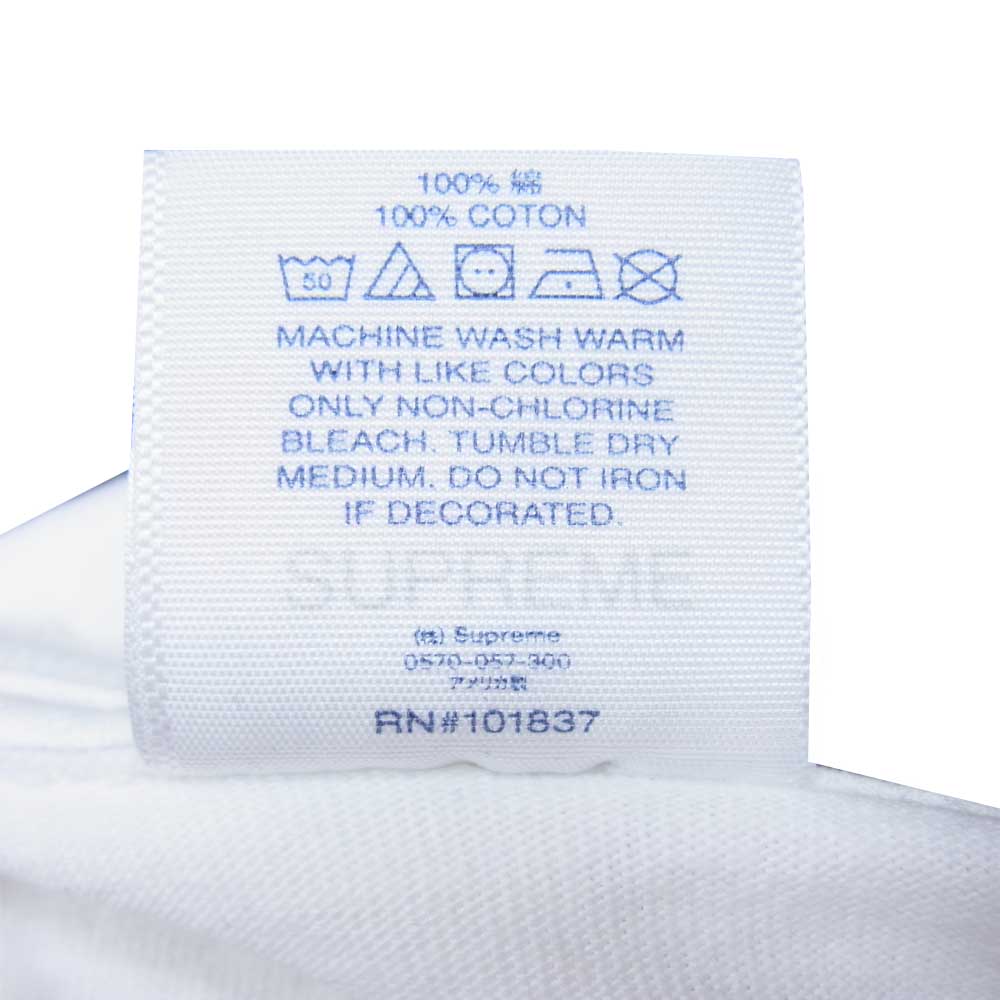 Supreme シュプリーム 21SS HYSTERIC GLAMOUR L/S TEE ヒステリックグラマー 長袖 Tシャツ ロンT ホワイト系 L【中古】