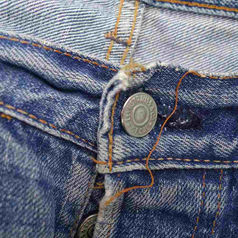 Levi's リーバイス ヴィンテージ オリジナル 501 BIG E 66前期 ボタン裏刻印6 デニム パンツ ライトブルー系【中古】