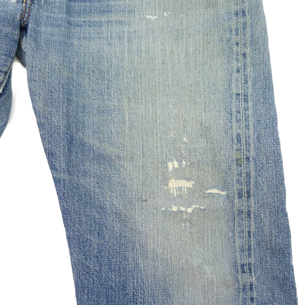 Levi's リーバイス ヴィンテージ オリジナル 501 BIG E 66前期 ボタン裏刻印6 デニム パンツ ライトブルー系【中古】