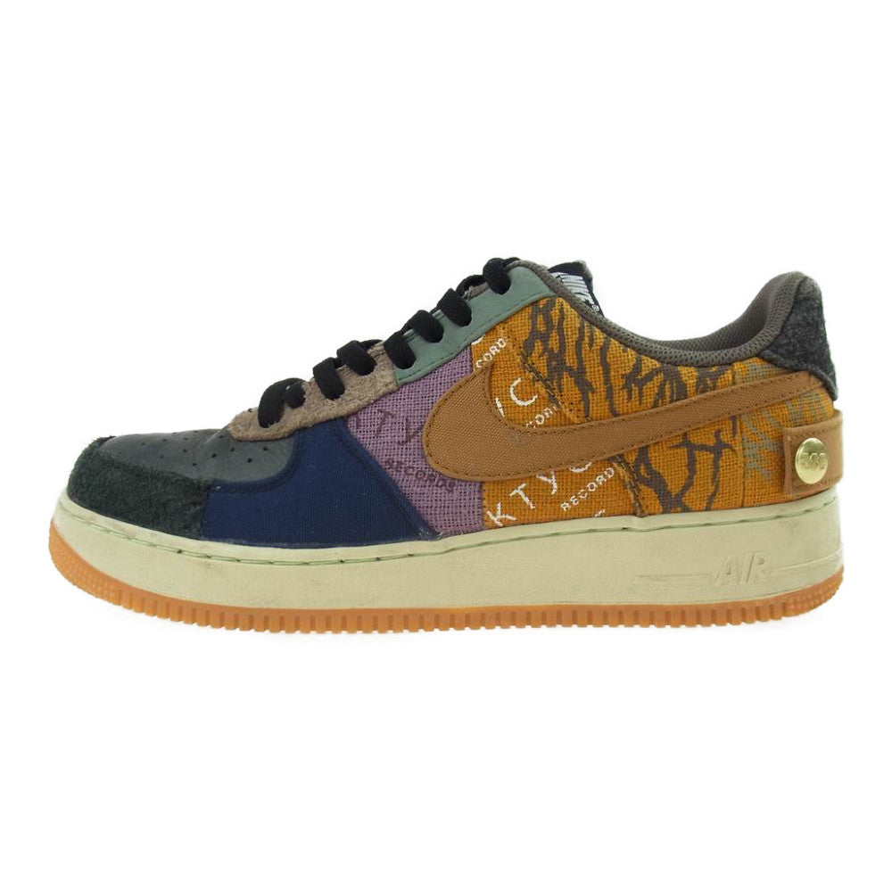 NIKE ナイキ CN2405-900 TRAVIS SCOTT AIR FORCE 1 AF1 LOW CACTUS JACK ナイキ トラヴィススコット カクタスジャック エアフォース1 ローカット スニーカー マルチカラー系 28cm【中古】