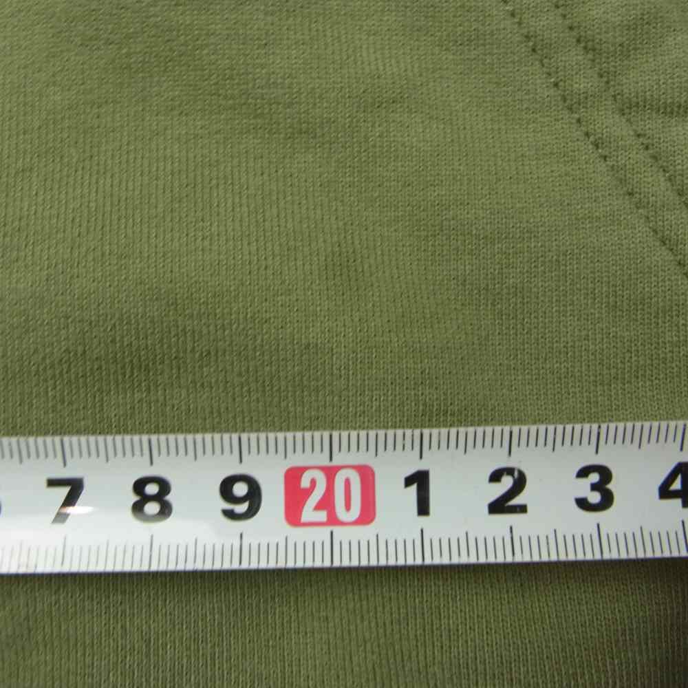 Supreme シュプリーム 21AW Contrast Hooded Sweatshirt コントラスト フーデット スウェット パーカー S カーキ系 レッド系 S【中古】
