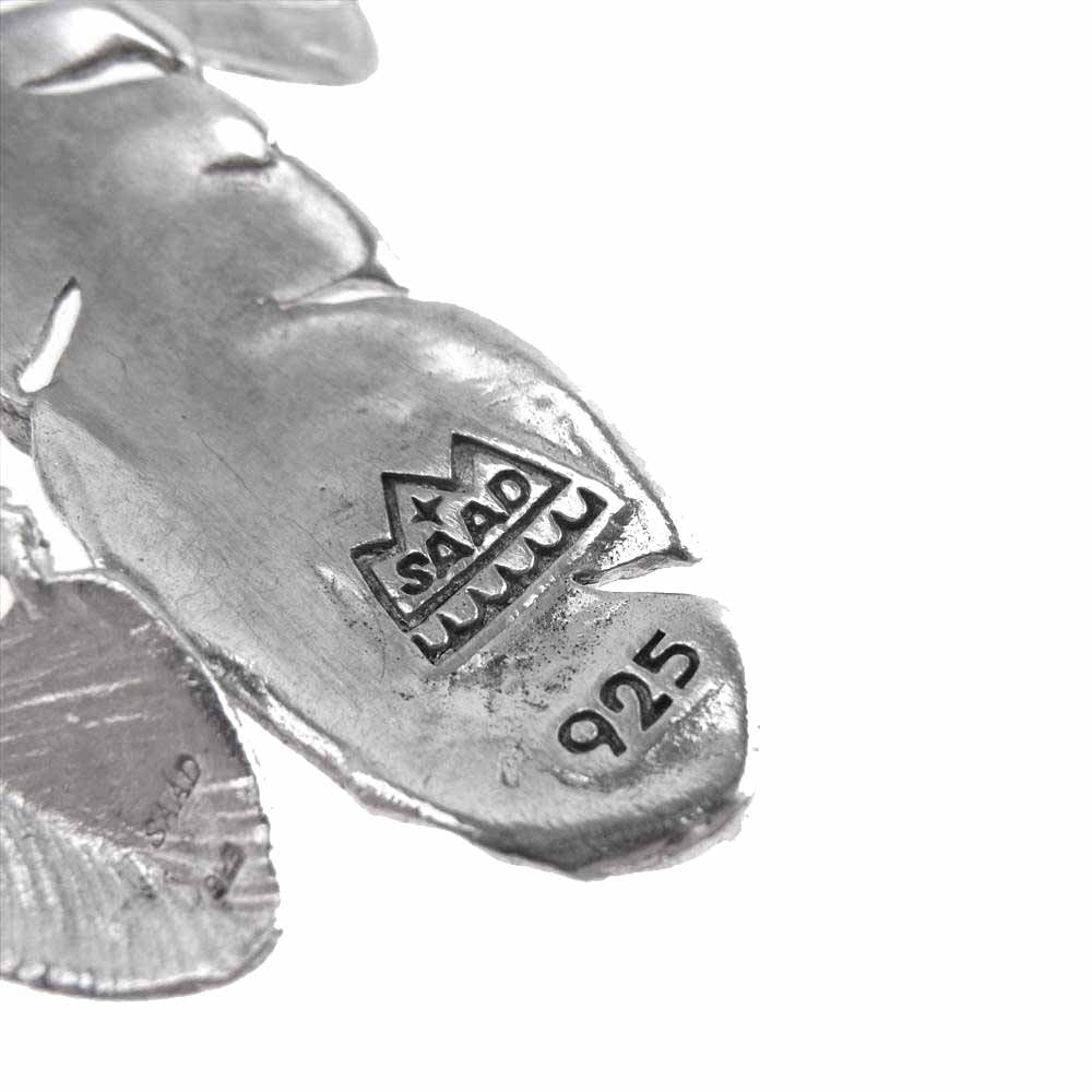 SAAD サード フェザー ビーズ カスタム ネックレス シルバー系【中古】