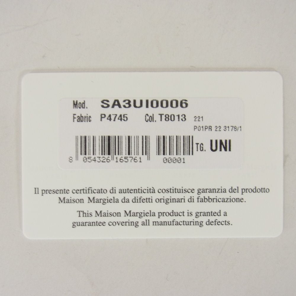 MAISON MARGIELA メゾンマルジェラ SA3UI0006 P4745 マルジェラ コインケース ミニ財布 ブラック系【新古品】【未使用】【中古】