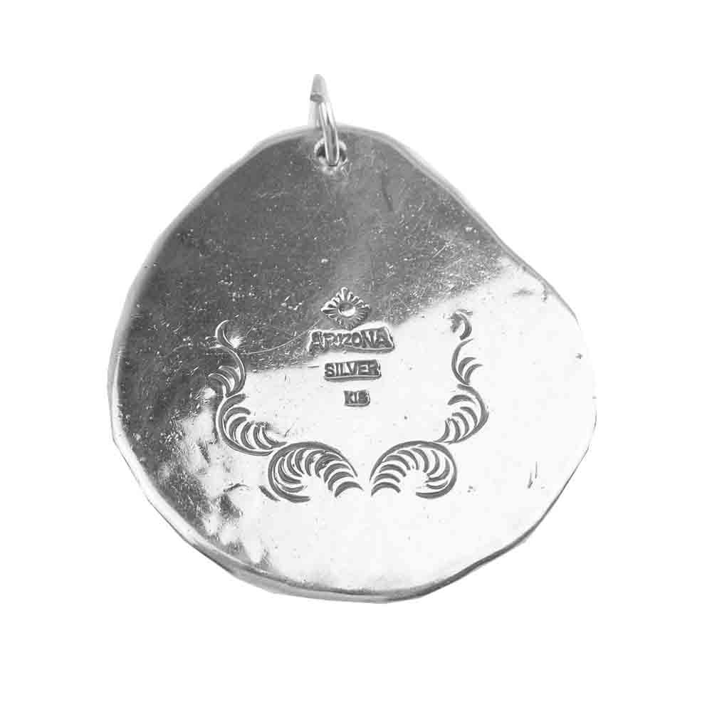 ARIZONA FREEDOM アリゾナフリーダム K18メタル付き タタキ ホイール フックチェーン ネックレス シルバー系【中古】