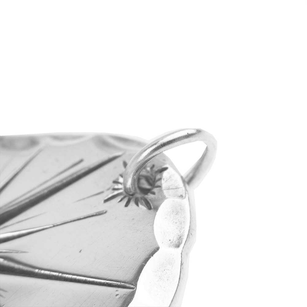 ARIZONA FREEDOM アリゾナフリーダム K18メタル付き タタキ ホイール フックチェーン ネックレス シルバー系【中古】