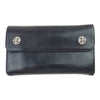 CHROME HEARTS クロムハーツ（原本有） WAVE WALLET ウェーブウォレット クロスボール ブラック系【中古】