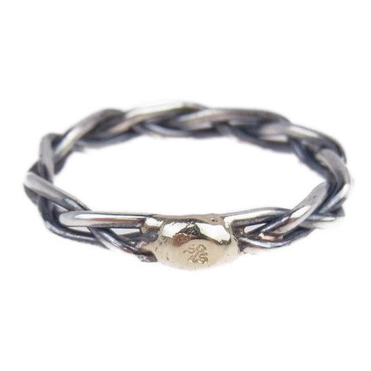 シンパシーオブソウル R1801S Woven Ring ウーヴンリング K9イエローゴールド シルバー925 シルバー系【中古】
