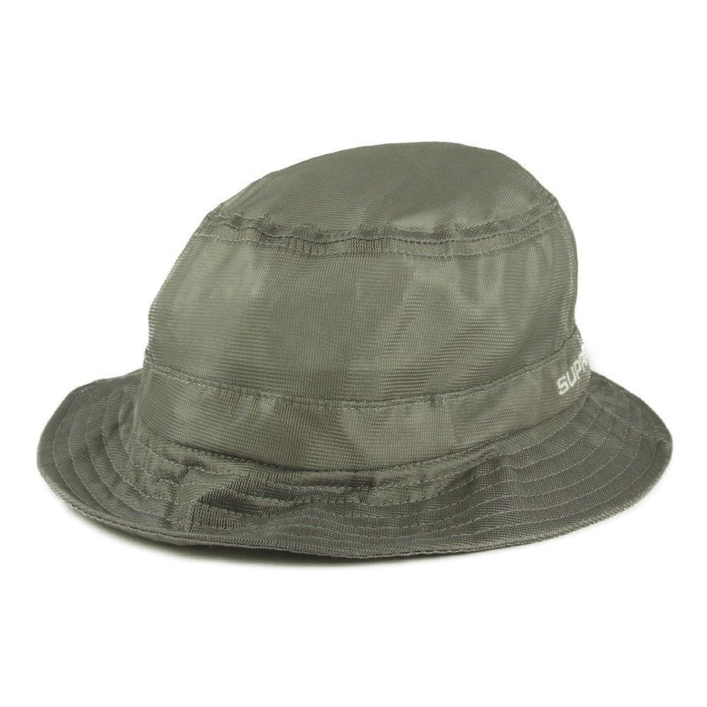 Supreme シュプリーム 20SS Mesh Crusher メッシュ クラッシャー ロゴ バケットハット グレー系【中古】