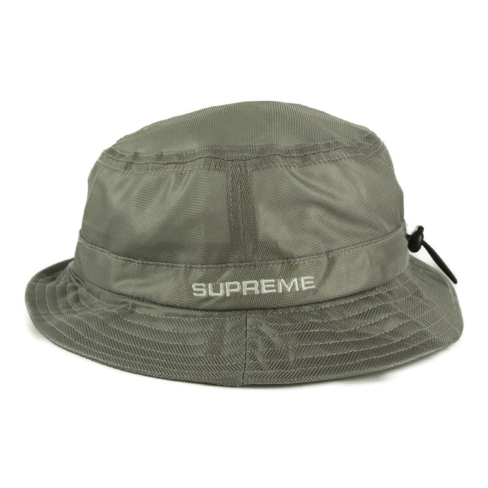 Supreme シュプリーム 20SS Mesh Crusher メッシュ クラッシャー ロゴ バケットハット グレー系【中古】