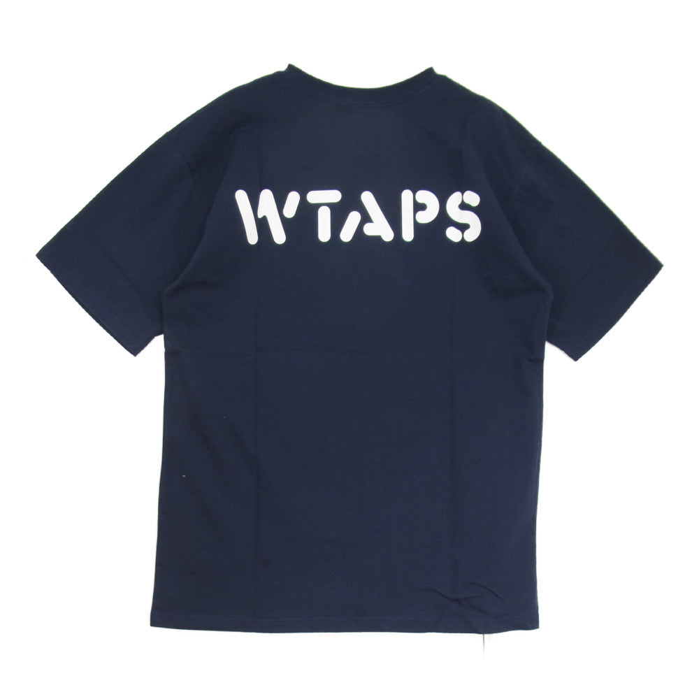 WTAPS ダブルタップス 20AW 202PCDT-ST01S BOB TEE Tシャツ ネイビー系 L【中古】