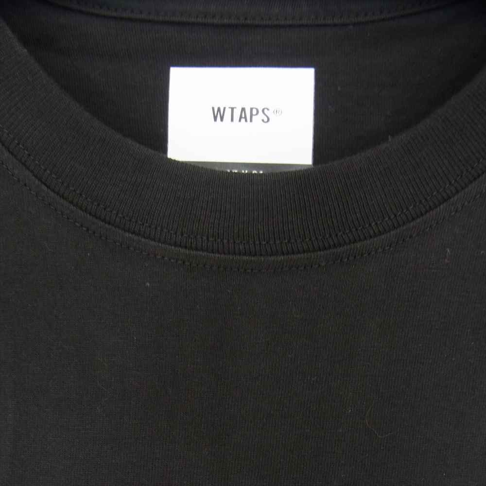 WTAPS ダブルタップス 20SS 201PCDT-ST15S STENCIL TEE ステンシル Tシャツ ブラック系 L【中古】