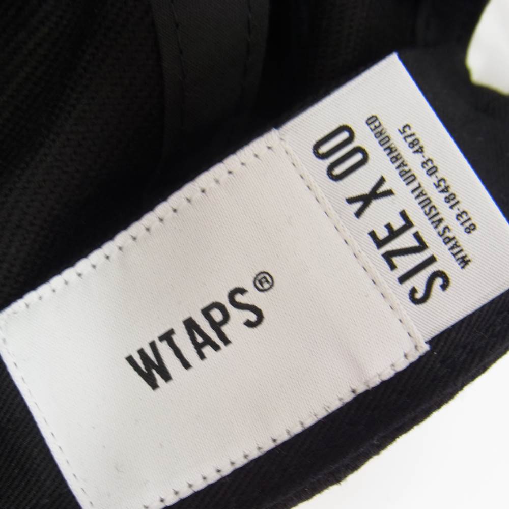 WTAPS ダブルタップス 21AW 212HCDT-HT07 EX.43 T-6H 03 / CAP / COTTON. TWILL CAP コットン ツイル キャップ ブラック系 00【美品】【中古】