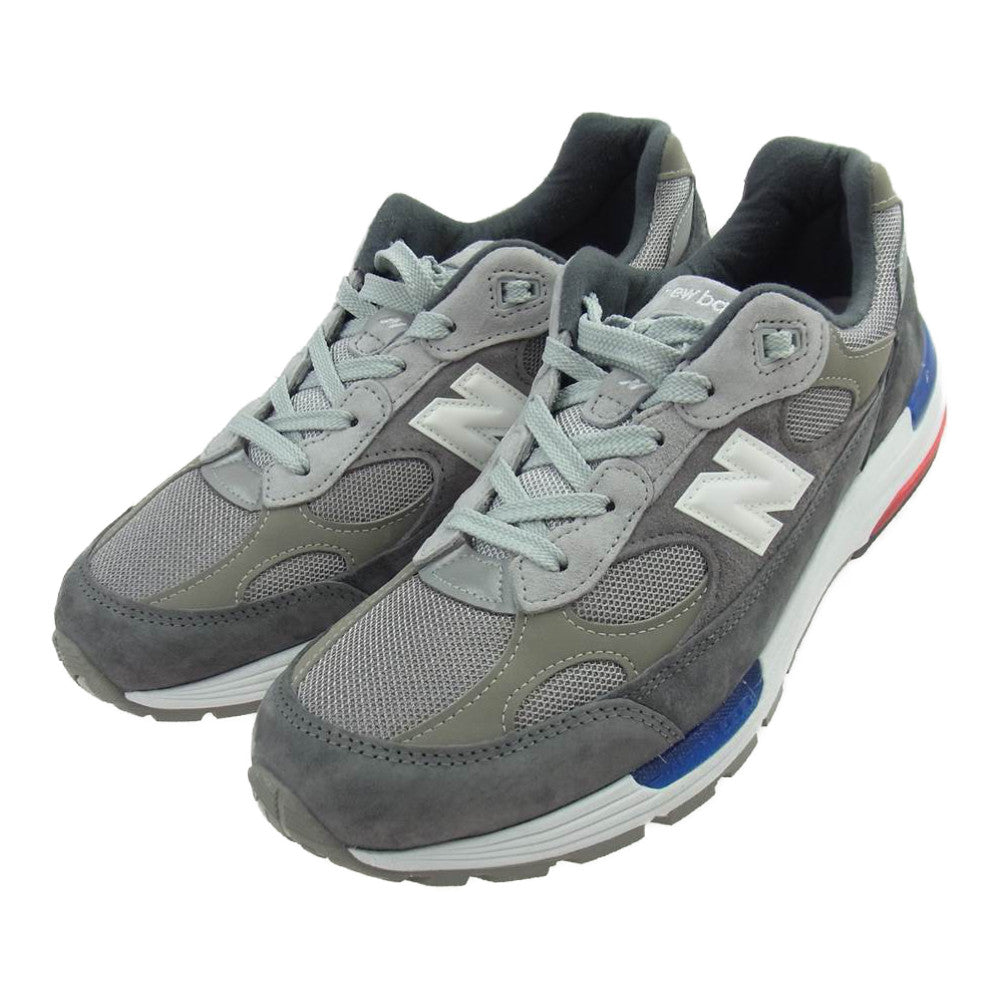 NEW BALANCE ニューバランス M992AG 992 スニーカー グレー系 10.5【中古】