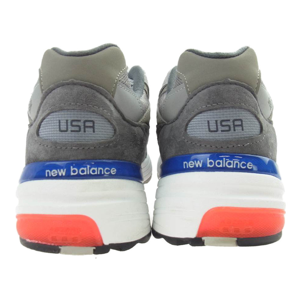 NEW BALANCE ニューバランス M992AG 992 スニーカー グレー系 10.5【中古】