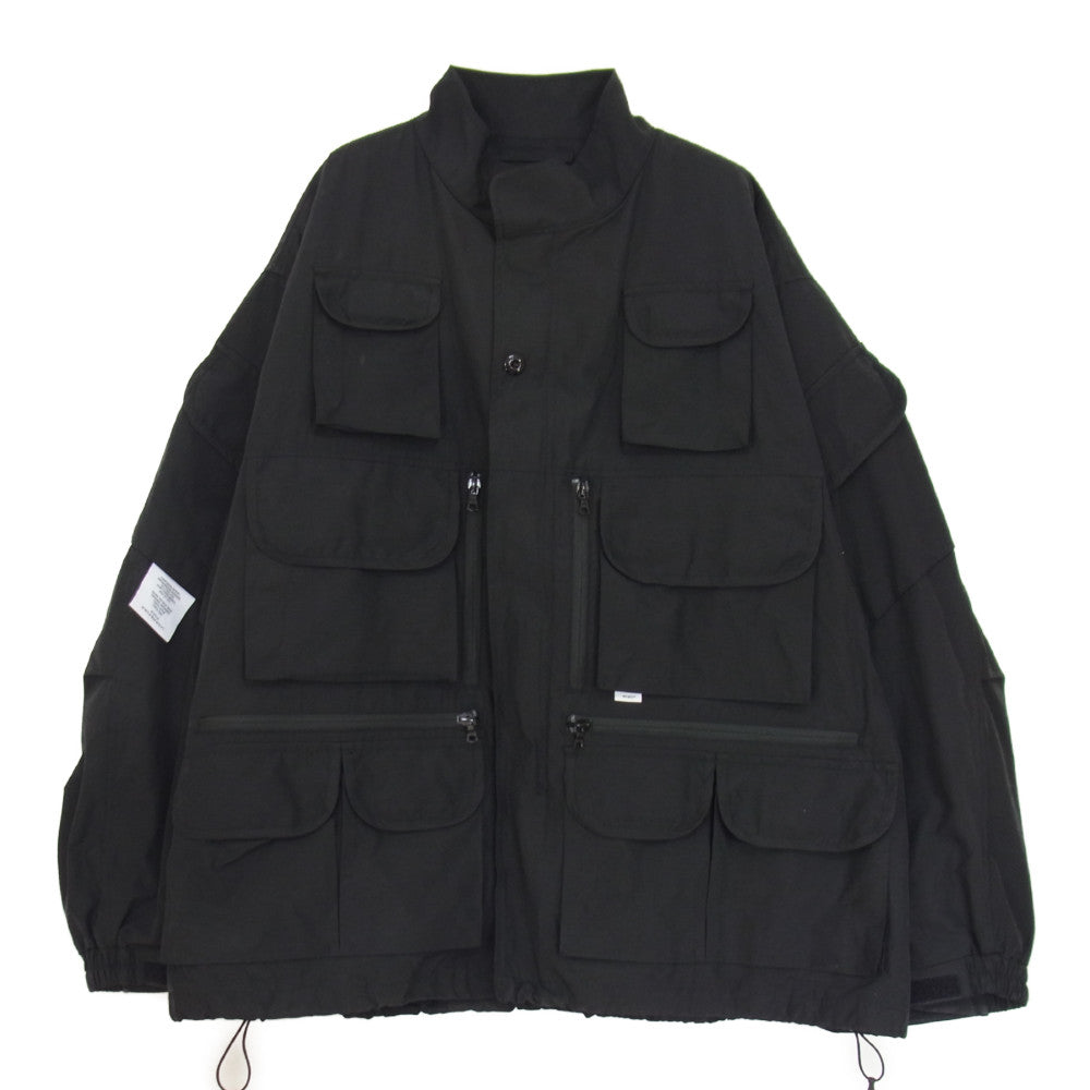 WTAPS ダブルタップス 20AW 202BRDT-JKM01 MODULAR/JACKET/NYCO.TUSSAH モジュラー ジャケット ブラック系 02【中古】