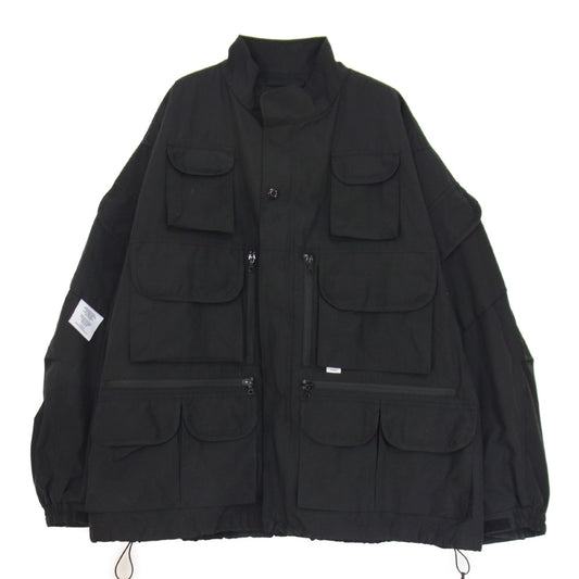 WTAPS ダブルタップス 20AW 202BRDT-JKM01 MODULAR/JACKET/NYCO.TUSSAH モジュラー ジャケット ブラック系 02【中古】