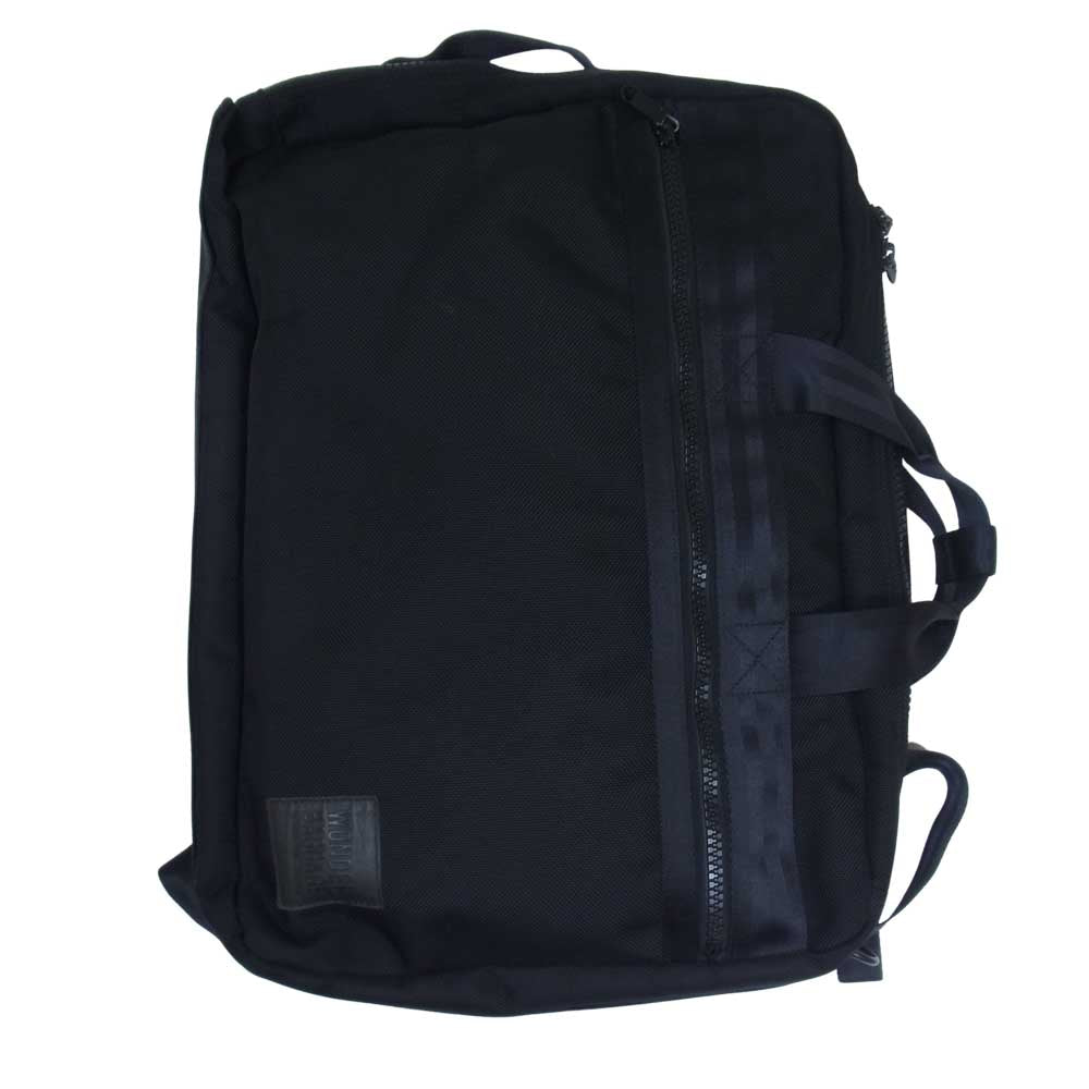 ワンダーバゲージ ブリーフケース ビジネスバッグ ナイロン リュック ブラック系【中古】