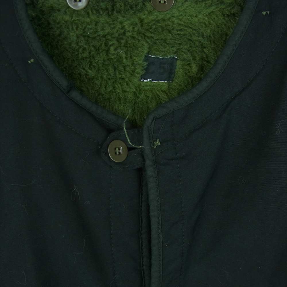 スウェーデン軍 M-59 FLEECE LINER JACKET BLACK OVERDYE オーバーダイ フリース ライナー ジャケット ブラック系【中古】