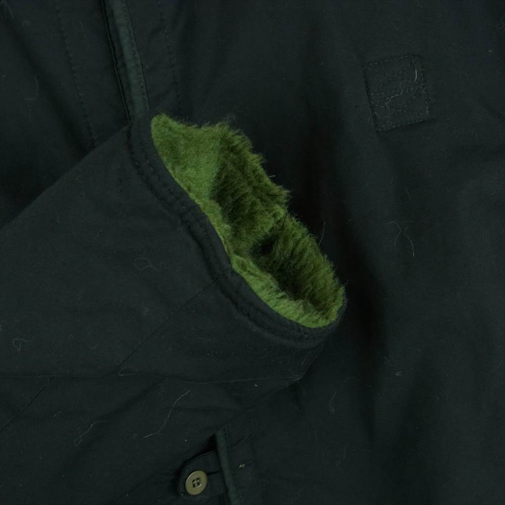 スウェーデン軍 M-59 FLEECE LINER JACKET BLACK OVERDYE オーバーダイ フリース ライナー ジャケット ブラック系【中古】