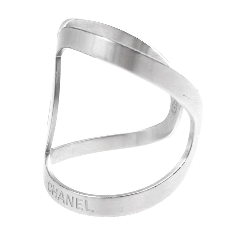 CHANEL シャネル B17V ココ オープン バングル シルバー系【中古】