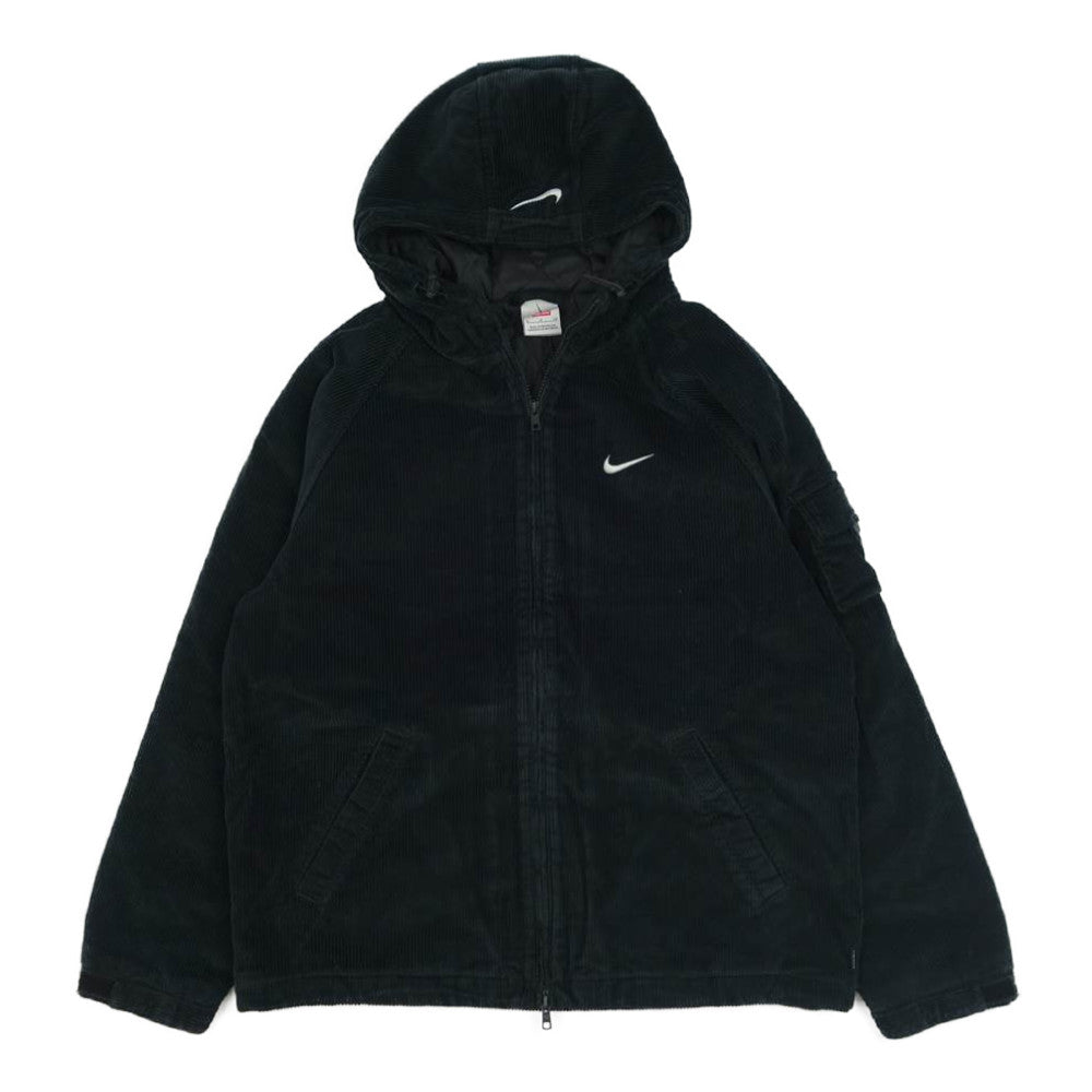 Supreme シュプリーム ジャケット 22SS nike arc corduroy hooded jacket black ナイキ コーデュロイ フード ジャケット ブラック系【新古品】【未使用】