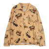 schott ショット 3115054 HAWAIIAN LS SHIRT TATTOO ハワイアン タトゥー オープンカラー 長袖 シャツ イエロー系 M【中古】