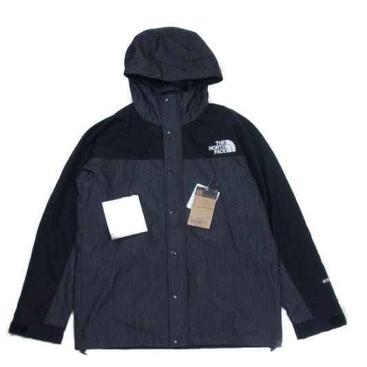 THE NORTH FACE ノースフェイス NP12032 MOUNTAIN LIGHT DENIM JACKET マウンテンライト デニムジャケット ナイロンブラックデニム L【新古品】【未使用】【中古】