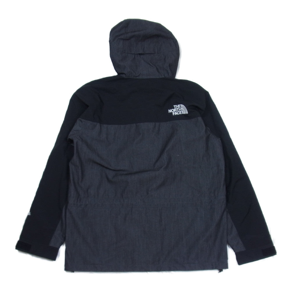 THE NORTH FACE ノースフェイス NP12032 MOUNTAIN LIGHT DENIM JACKET マウンテンライト デニムジャケット ナイロンブラックデニム L【新古品】【未使用】【中古】
