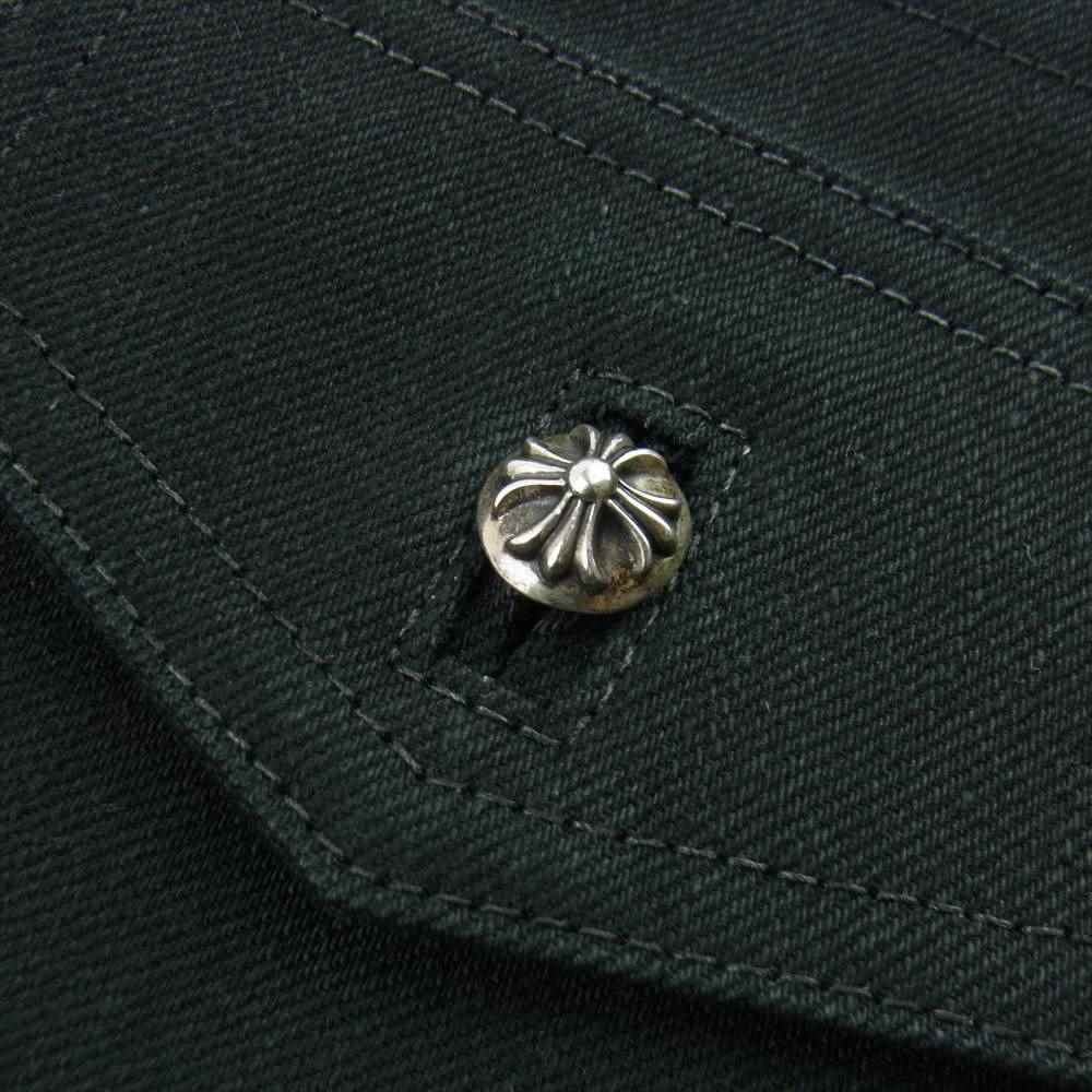 CHROME HEARTS クロムハーツ（原本無） Matty Boy PPO BAG マッティボーイ レザー チョンパー キャンバス バッグ ブラック系【中古】