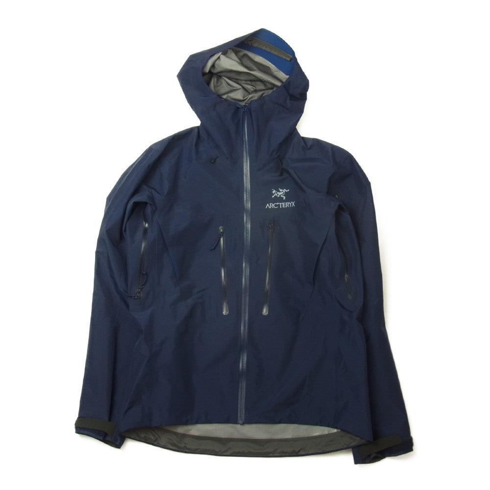 ARC'TERYX アークテリクス 国内正規品 カナダ製 Alpha SV Jacket アルファ SV ジャケット ゴアテックス ジャケット ダークネイビー系 XS【中古】