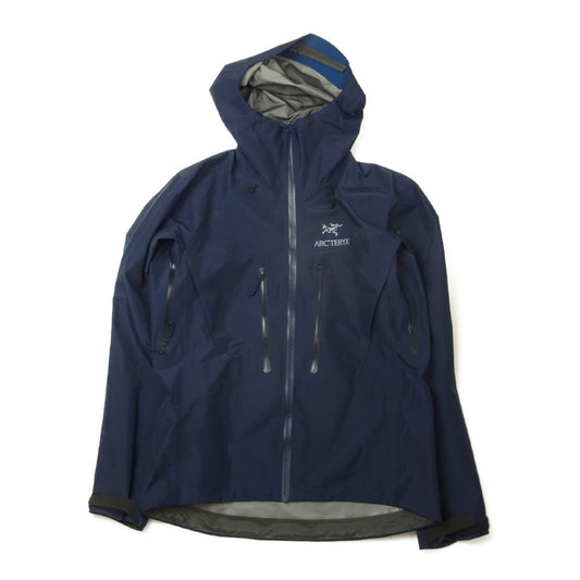 ARC'TERYX アークテリクス 国内正規品 カナダ製 Alpha SV Jacket アルファ SV ジャケット ゴアテックス ジャケット ダークネイビー系 XS【中古】