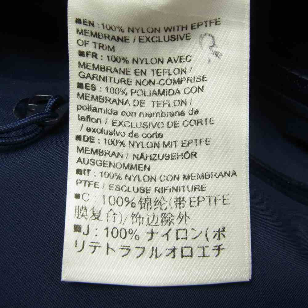ARC'TERYX アークテリクス 国内正規品 カナダ製 Alpha SV Jacket アルファ SV ジャケット ゴアテックス ジャケット ダークネイビー系 XS【中古】