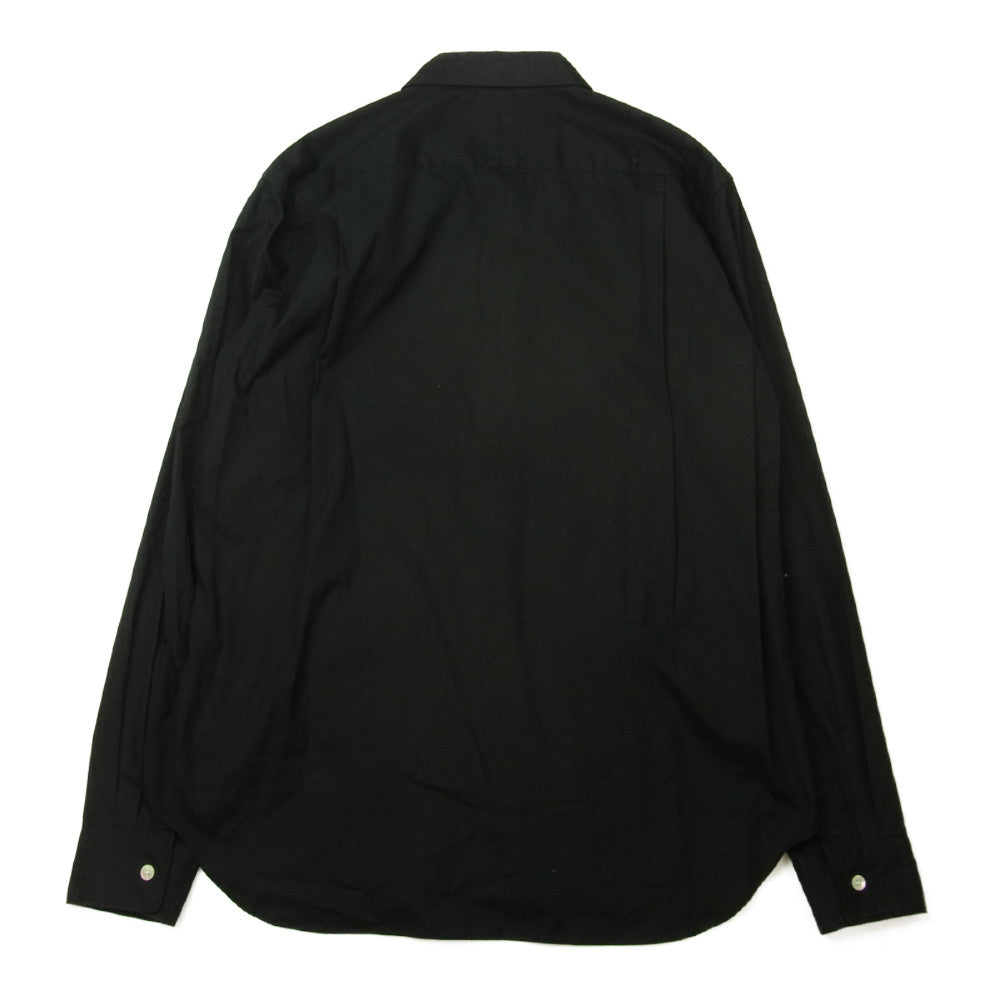 COMME des GARCONS コムデギャルソン HOMME PLUS 09AW ファッションイリュージョン期 アーカイブ PD-B013 オムプリュス ベストドッキング シャツ グレー系 ブラック系 XS【中古】
