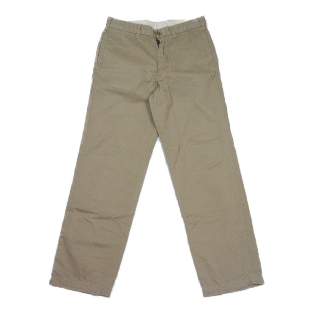 The REAL McCOY'S ザリアルマッコイズ JOE McCOY ジョー マッコイ TROUSERS ワーク チノ パンツ ベージュ系 30【中古】