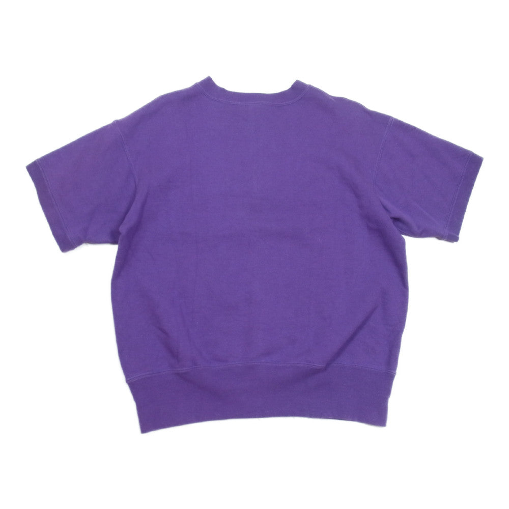 The REAL McCOY'S ザリアルマッコイズ JOE McCOY ジョー マッコイ BALL PARK ボール パーク ジップ スウェット Tシャツ パープル系 38【中古】