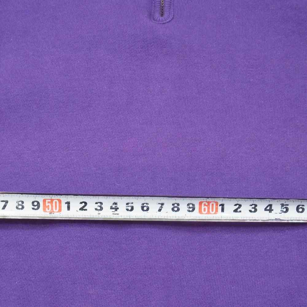 The REAL McCOY'S ザリアルマッコイズ JOE McCOY ジョー マッコイ BALL PARK ボール パーク ジップ スウェット Tシャツ パープル系 38【中古】