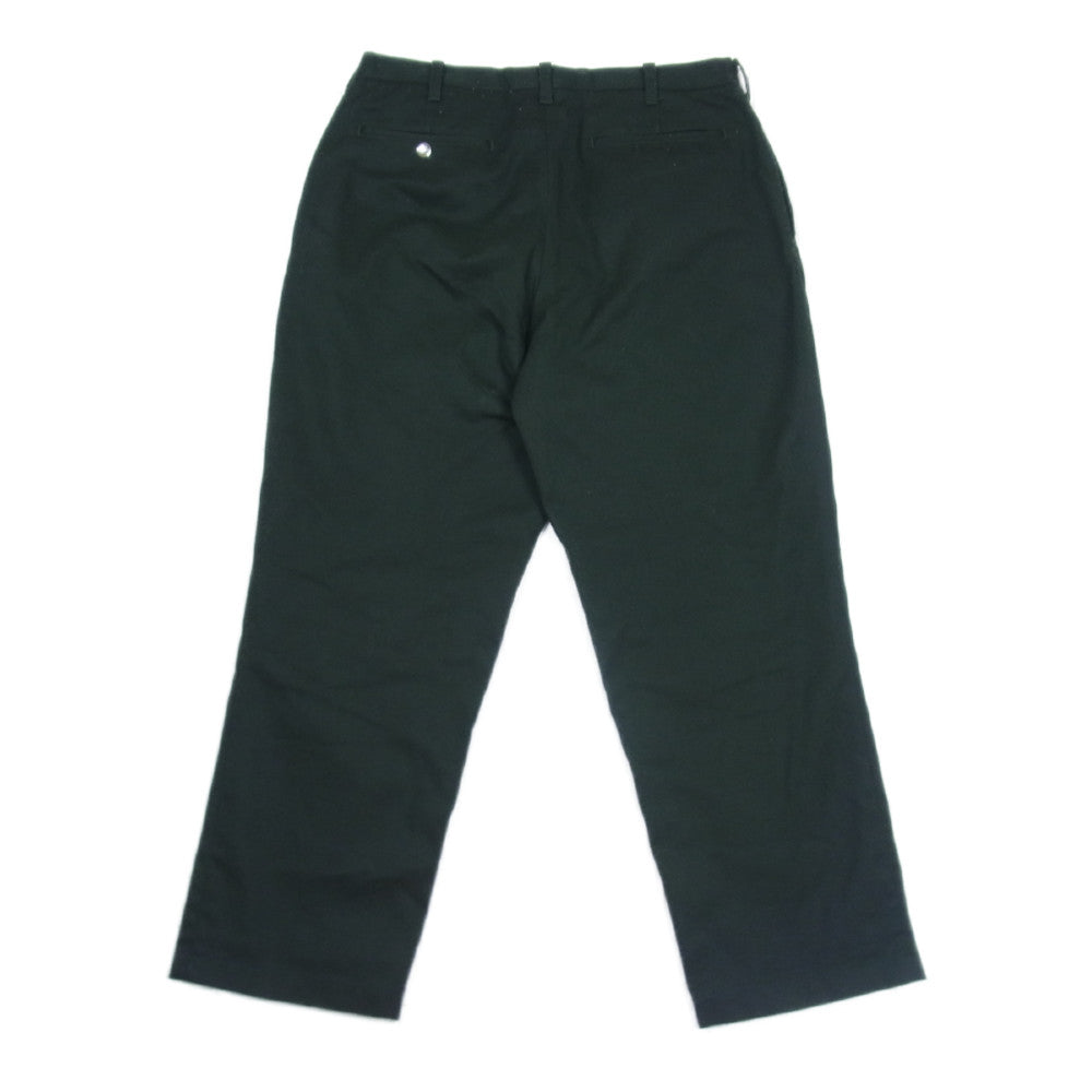 MASSES マシス HOPSACK PANTS ホップサック ワークパンツ ブラックグリーン系 M【中古】
