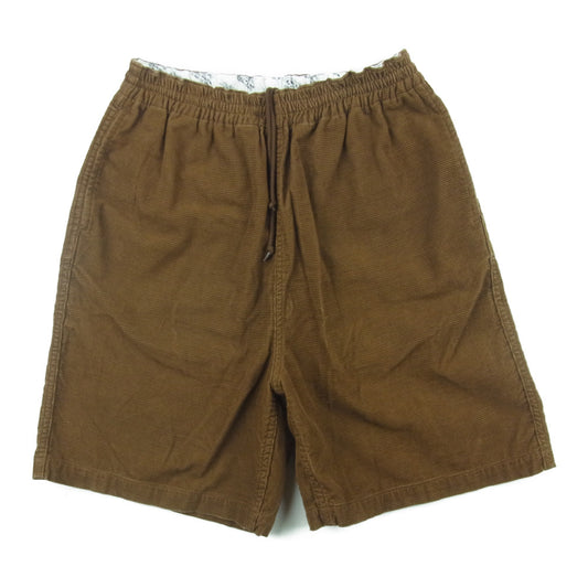 COOTIE クーティー コーデュロイ イージー ショーツ ハーフ パンツ コットン ブラウン系 S【中古】