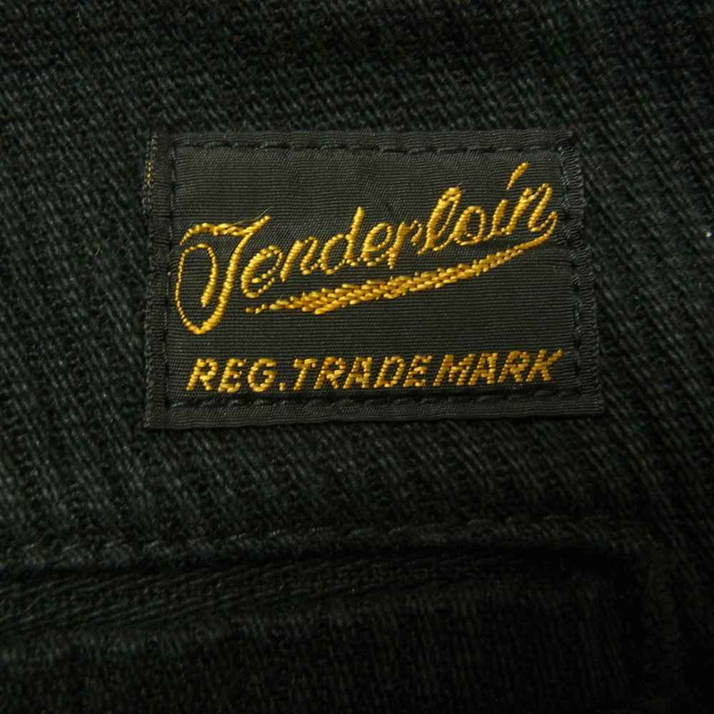 TENDERLOIN テンダーロイン T-BDP 2 PIQUE ピケ ワーク パンツ ブラック系 XS【中古】