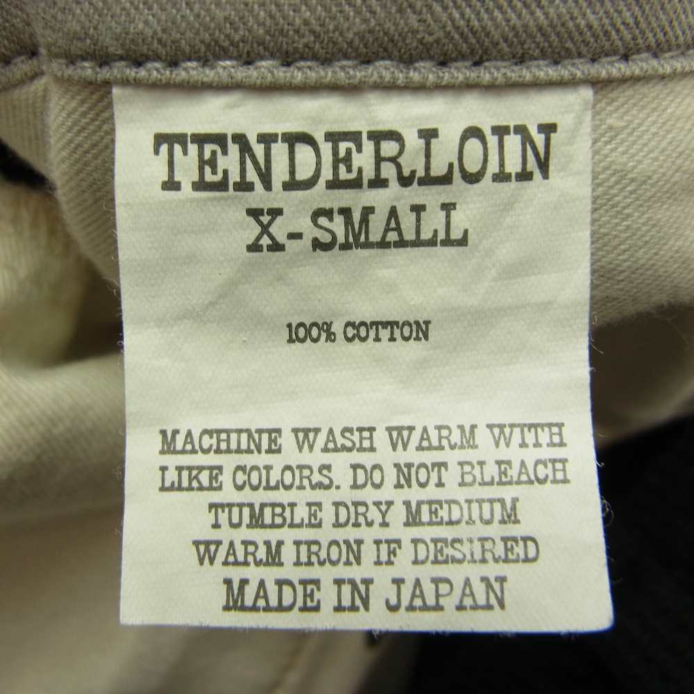 TENDERLOIN テンダーロイン T-BDP 2 PIQUE ピケ ワーク パンツ ブラック系 XS【中古】